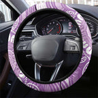 Epilepsy Awareness Budgerigar Australia Steering Wheel Cover Budgie Purple Ribbon Boronia Aboriginal - Aussie Hoodie