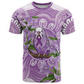 Epilepsy Awareness Budgerigar Australia T Shirt Budgie Purple Ribbon Boronia Aboriginal - Aussie Hoodie