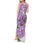 Epilepsy Awareness Budgerigar Australia Tank Maxi Dress Budgie Purple Ribbon Boronia Aboriginal - Aussie Hoodie