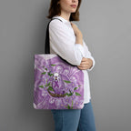 Epilepsy Awareness Budgerigar Australia Tote Bag Budgie Purple Ribbon Boronia Aboriginal - Aussie Hoodie