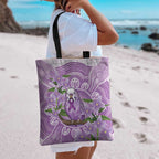 Epilepsy Awareness Budgerigar Australia Tote Bag Budgie Purple Ribbon Boronia Aboriginal - Aussie Hoodie