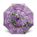 Epilepsy Awareness Budgerigar Australia Umbrella Budgie Purple Ribbon Boronia Aboriginal - Aussie Hoodie