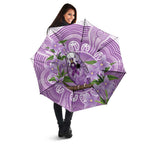 Epilepsy Awareness Budgerigar Australia Umbrella Budgie Purple Ribbon Boronia Aboriginal - Aussie Hoodie