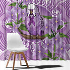 Epilepsy Awareness Budgerigar Australia Window Curtain Budgie Purple Ribbon Boronia Aboriginal - Aussie Hoodie