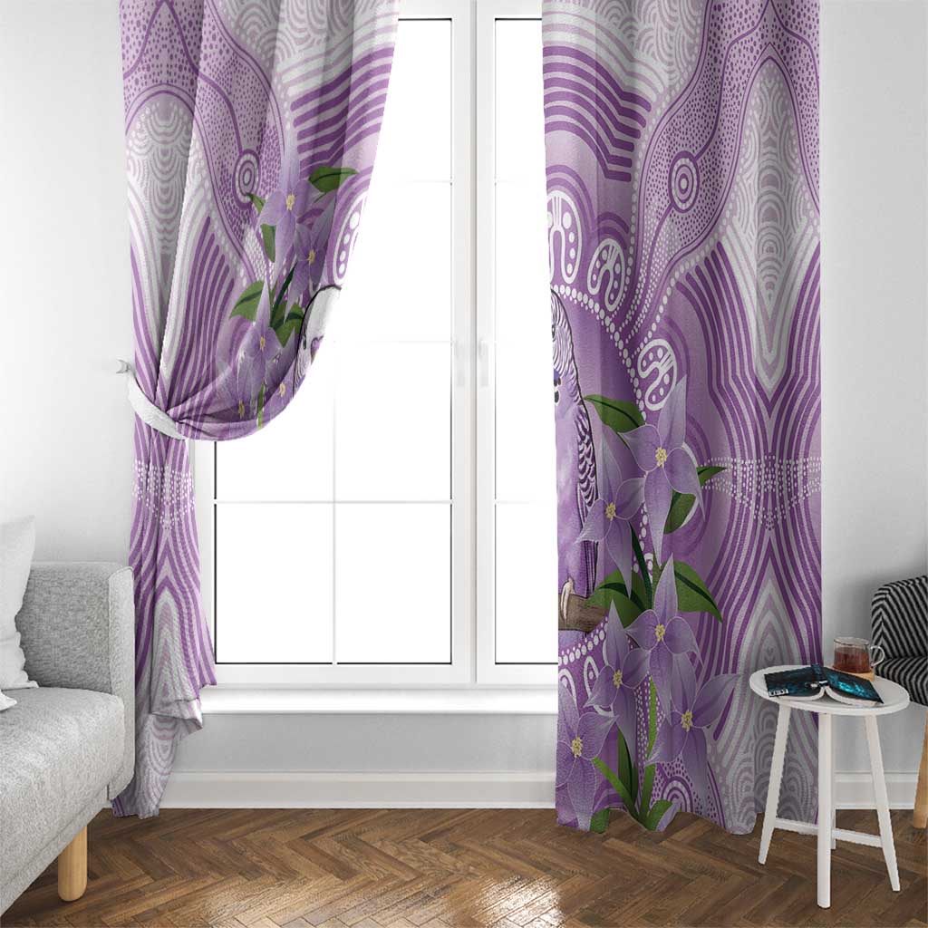 Epilepsy Awareness Budgerigar Australia Window Curtain Budgie Purple Ribbon Boronia Aboriginal - Aussie Hoodie