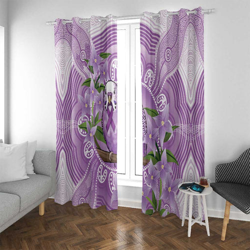 Epilepsy Awareness Budgerigar Australia Window Curtain Budgie Purple Ribbon Boronia Aboriginal - Aussie Hoodie