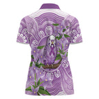 Epilepsy Awareness Budgerigar Australia Women Polo Shirt Budgie Purple Ribbon Boronia Aboriginal - Aussie Hoodie