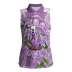 Epilepsy Awareness Budgerigar Australia Women Sleeveless Polo Shirt Budgie Purple Ribbon Boronia Aboriginal - Aussie Hoodie