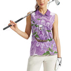 Epilepsy Awareness Budgerigar Australia Women Sleeveless Polo Shirt Budgie Purple Ribbon Boronia Aboriginal - Aussie Hoodie