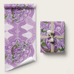 Epilepsy Awareness Budgerigar Australia Wrapping Paper Budgie Purple Ribbon Boronia Aboriginal - Aussie Hoodie