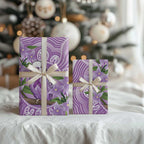 Epilepsy Awareness Budgerigar Australia Wrapping Paper Budgie Purple Ribbon Boronia Aboriginal - Aussie Hoodie