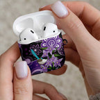 Australia Epilepsy Awareness AirPods Case Purple-crowned Fairywren Boronia Aboriginal - Aussie Hoodie