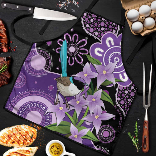 Australia Epilepsy Awareness Apron Purple-crowned Fairywren Boronia Aboriginal - Aussie Hoodie