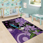 Australia Epilepsy Awareness Area Rug Purple-crowned Fairywren Boronia Aboriginal - Aussie Hoodie