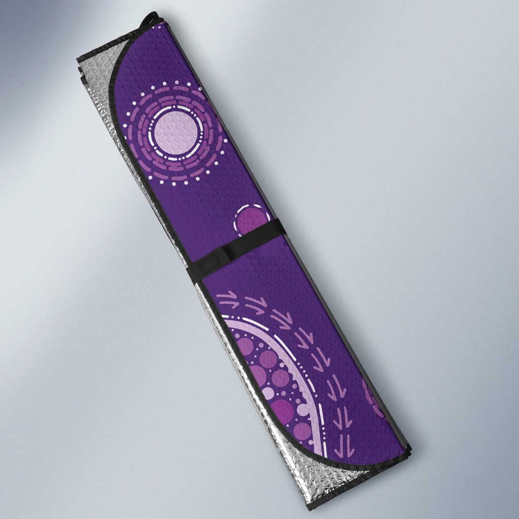 Australia Epilepsy Awareness Auto Sun Shade Purple-crowned Fairywren Boronia Aboriginal - Aussie Hoodie