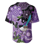Australia Epilepsy Awareness Baseball Jersey Purple-crowned Fairywren Boronia Aboriginal - Aussie Hoodie