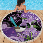 Australia Epilepsy Awareness Beach Blanket Purple-crowned Fairywren Boronia Aboriginal - Aussie Hoodie