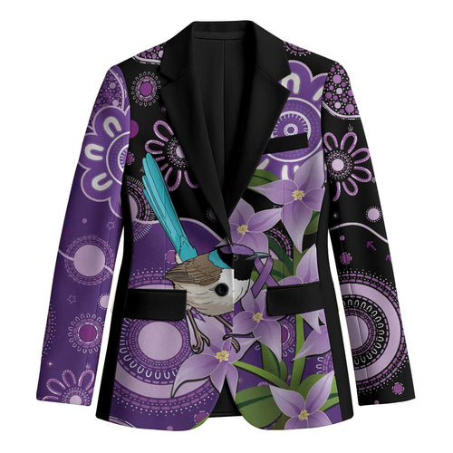 Australia Epilepsy Awareness Blazer Purple-crowned Fairywren Boronia Aboriginal - Aussie Hoodie