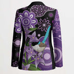 Australia Epilepsy Awareness Blazer Purple-crowned Fairywren Boronia Aboriginal - Aussie Hoodie