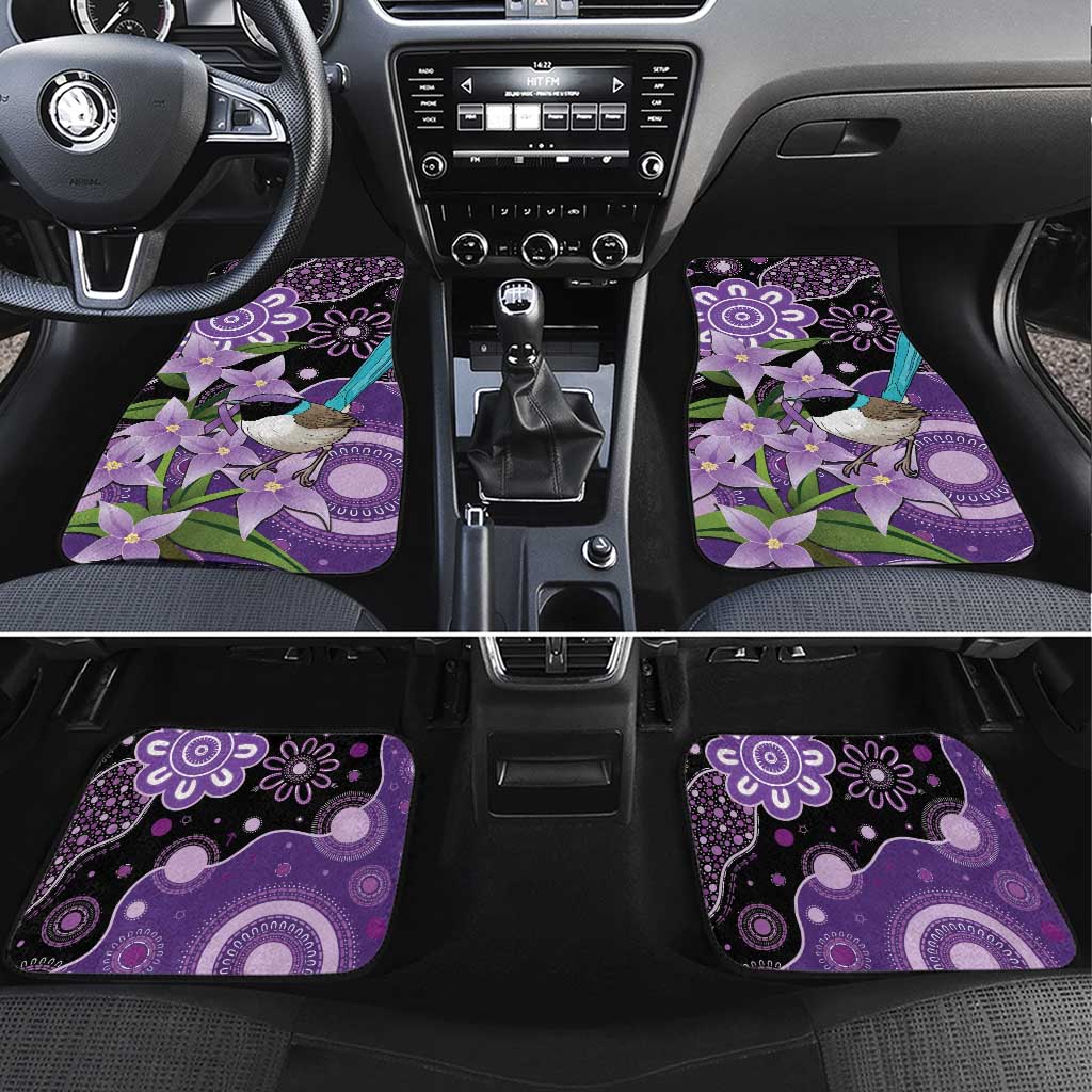Australia Epilepsy Awareness Car Mats Purple-crowned Fairywren Boronia Aboriginal - Aussie Hoodie