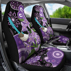 Australia Epilepsy Awareness Car Seat Cover Purple-crowned Fairywren Boronia Aboriginal - Aussie Hoodie