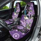 Australia Epilepsy Awareness Car Seat Cover Purple-crowned Fairywren Boronia Aboriginal - Aussie Hoodie