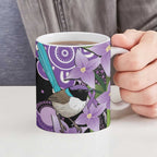 Australia Epilepsy Awareness Ceramic Mug Purple-crowned Fairywren Boronia Aboriginal - Aussie Hoodie