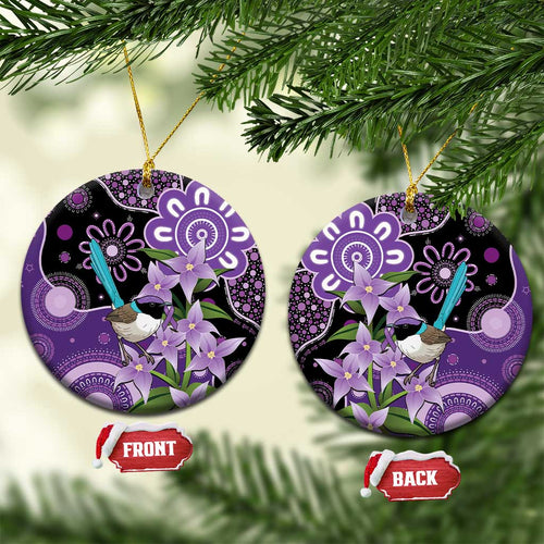Australia Epilepsy Awareness Ceramic Ornament Purple-crowned Fairywren Boronia Aboriginal - Aussie Hoodie