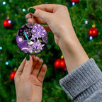 Australia Epilepsy Awareness Ceramic Ornament Purple-crowned Fairywren Boronia Aboriginal - Aussie Hoodie