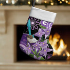 Australia Epilepsy Awareness Christmas Stocking Purple-crowned Fairywren Boronia Aboriginal - Aussie Hoodie
