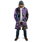 Australia Epilepsy Awareness Cloak Purple-crowned Fairywren Boronia Aboriginal - Aussie Hoodie