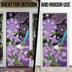 Australia Epilepsy Awareness Door Cover Purple-crowned Fairywren Boronia Aboriginal - Aussie Hoodie