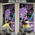 Australia Epilepsy Awareness Door Cover Purple-crowned Fairywren Boronia Aboriginal - Aussie Hoodie