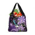 Australia Epilepsy Awareness Grocery Bag Purple-crowned Fairywren Boronia Aboriginal - Aussie Hoodie