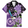 Australia Epilepsy Awareness Hawaiian Shirt Purple-crowned Fairywren Boronia Aboriginal - Aussie Hoodie