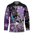 Australia Epilepsy Awareness Hockey Jersey Purple-crowned Fairywren Boronia Aboriginal - Aussie Hoodie