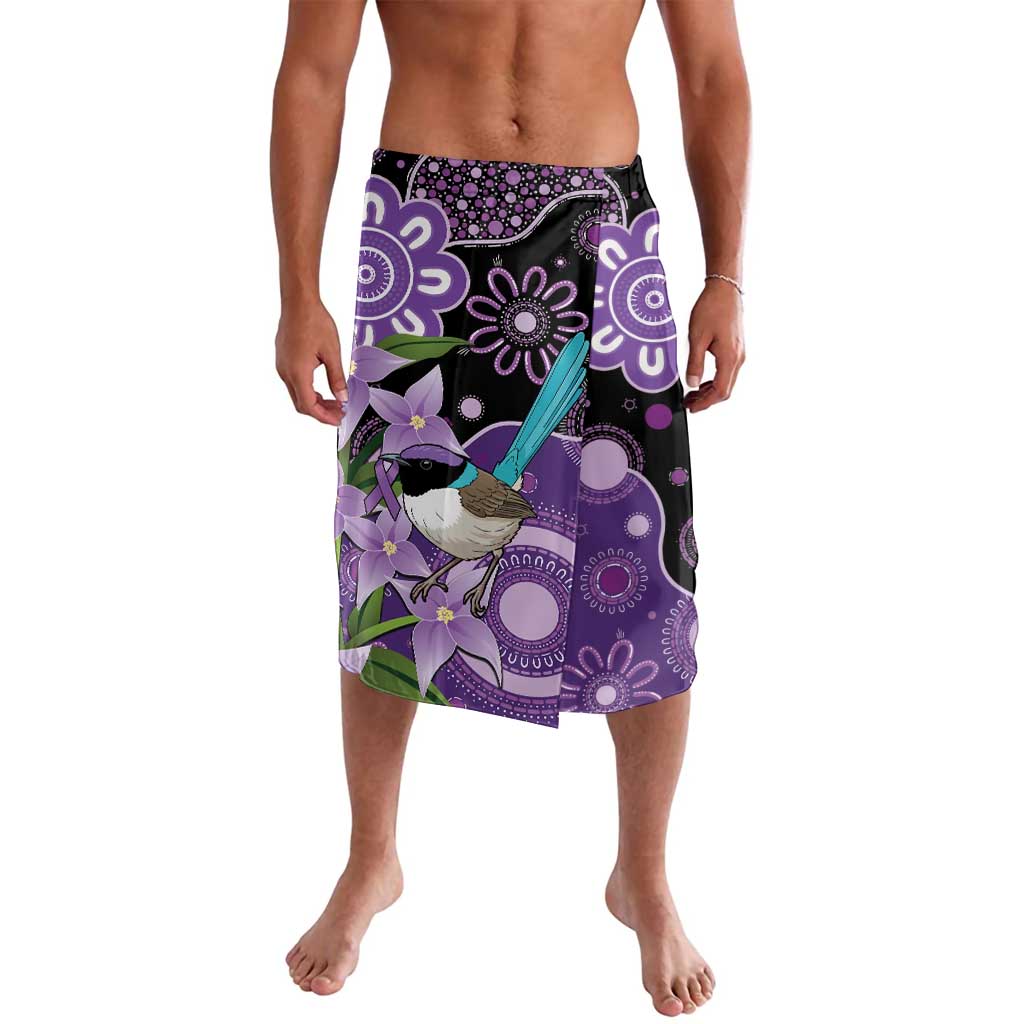 Australia Epilepsy Awareness Lavalava Purple-crowned Fairywren Boronia Aboriginal - Aussie Hoodie