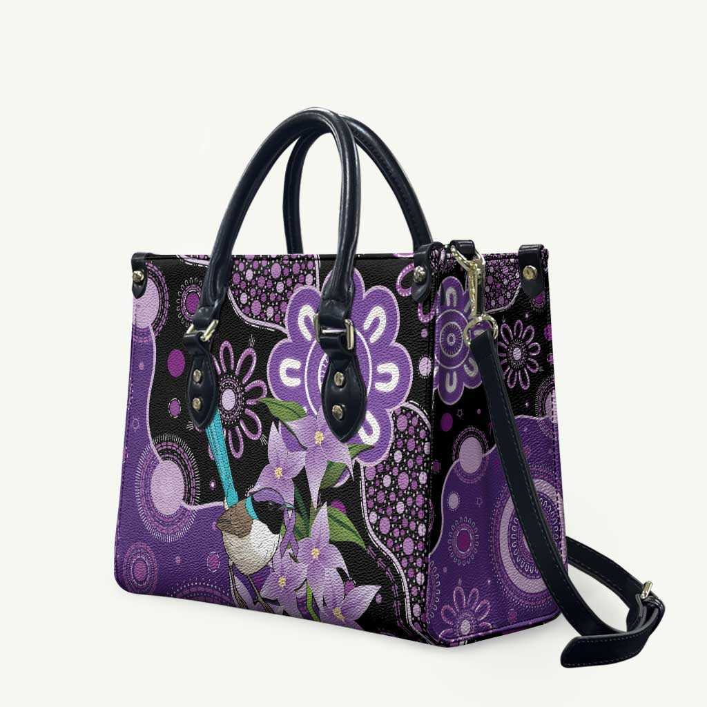 Australia Epilepsy Awareness Leather Bag Purple-crowned Fairywren Boronia Aboriginal - Aussie Hoodie