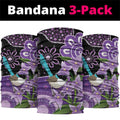 Australia Epilepsy Awareness Neck Gaiter Purple-crowned Fairywren Boronia Aboriginal - Aussie Hoodie