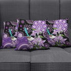 Australia Epilepsy Awareness Pillow Cover Purple-crowned Fairywren Boronia Aboriginal - Aussie Hoodie