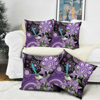 Australia Epilepsy Awareness Pillow Cover Purple-crowned Fairywren Boronia Aboriginal - Aussie Hoodie