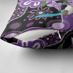 Australia Epilepsy Awareness Pillow Cover Purple-crowned Fairywren Boronia Aboriginal - Aussie Hoodie