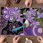 Australia Epilepsy Awareness Puzzle Purple-crowned Fairywren Boronia Aboriginal - Aussie Hoodie