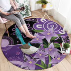 Australia Epilepsy Awareness Round Carpet Purple-crowned Fairywren Boronia Aboriginal - Aussie Hoodie