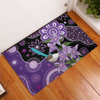 Australia Epilepsy Awareness Rubber Doormat Purple-crowned Fairywren Boronia Aboriginal - Aussie Hoodie