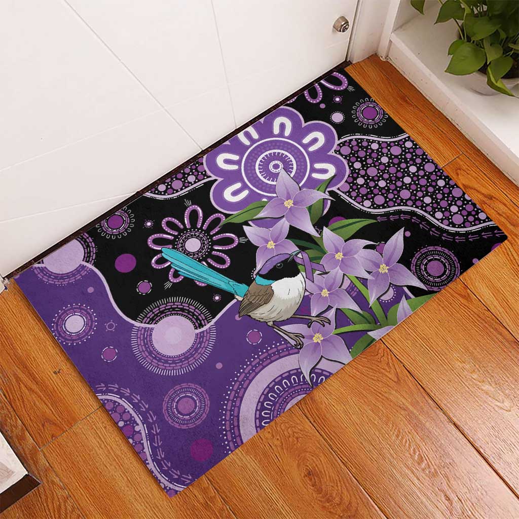 Australia Epilepsy Awareness Rubber Doormat Purple-crowned Fairywren Boronia Aboriginal - Aussie Hoodie