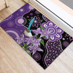 Australia Epilepsy Awareness Rubber Doormat Purple-crowned Fairywren Boronia Aboriginal - Aussie Hoodie