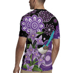 Australia Epilepsy Awareness Rugby Jersey Purple-crowned Fairywren Boronia Aboriginal - Aussie Hoodie