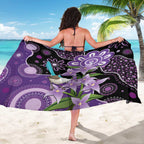 Australia Epilepsy Awareness Sarong Purple-crowned Fairywren Boronia Aboriginal - Aussie Hoodie