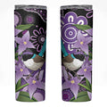 Australia Epilepsy Awareness Skinny Tumbler Purple-crowned Fairywren Boronia Aboriginal - Aussie Hoodie